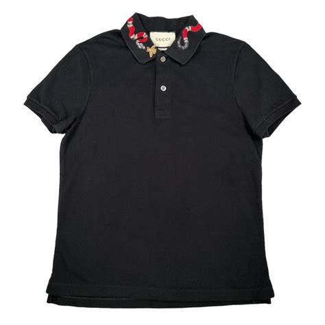 gucci snake collar polo|gucci snake and bee polo.